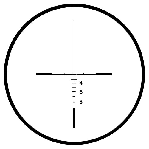 Sightmark SightMark Wolfhound 308 175gr reticle reticle