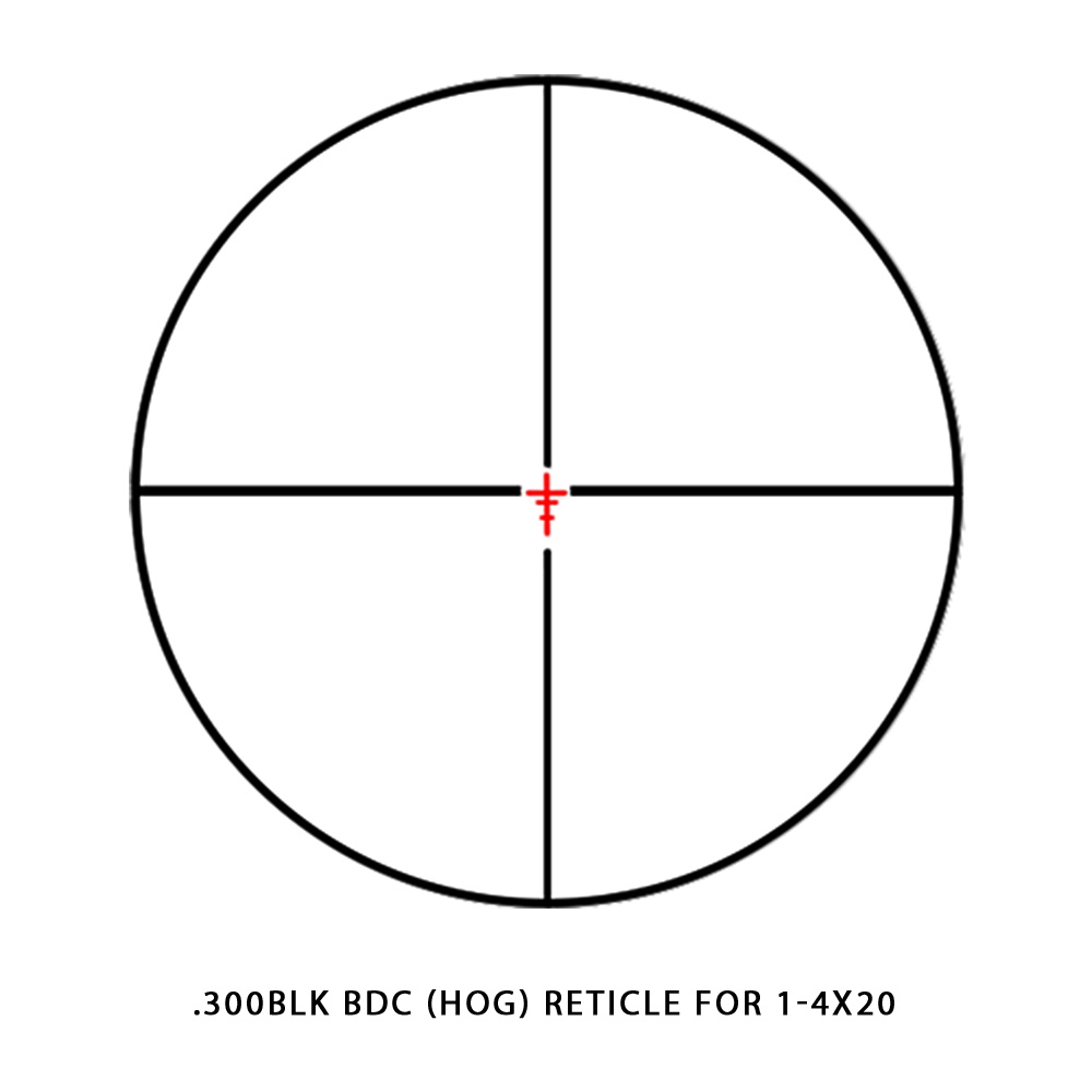 Sightmark SightMark Rapid AR 1-4×20 300BLK BDC reticle reticle