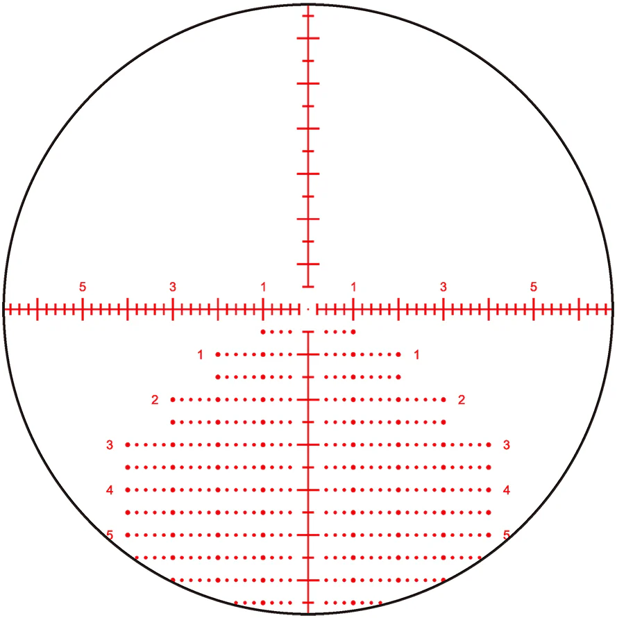 Sightron MH-5 IR reticle