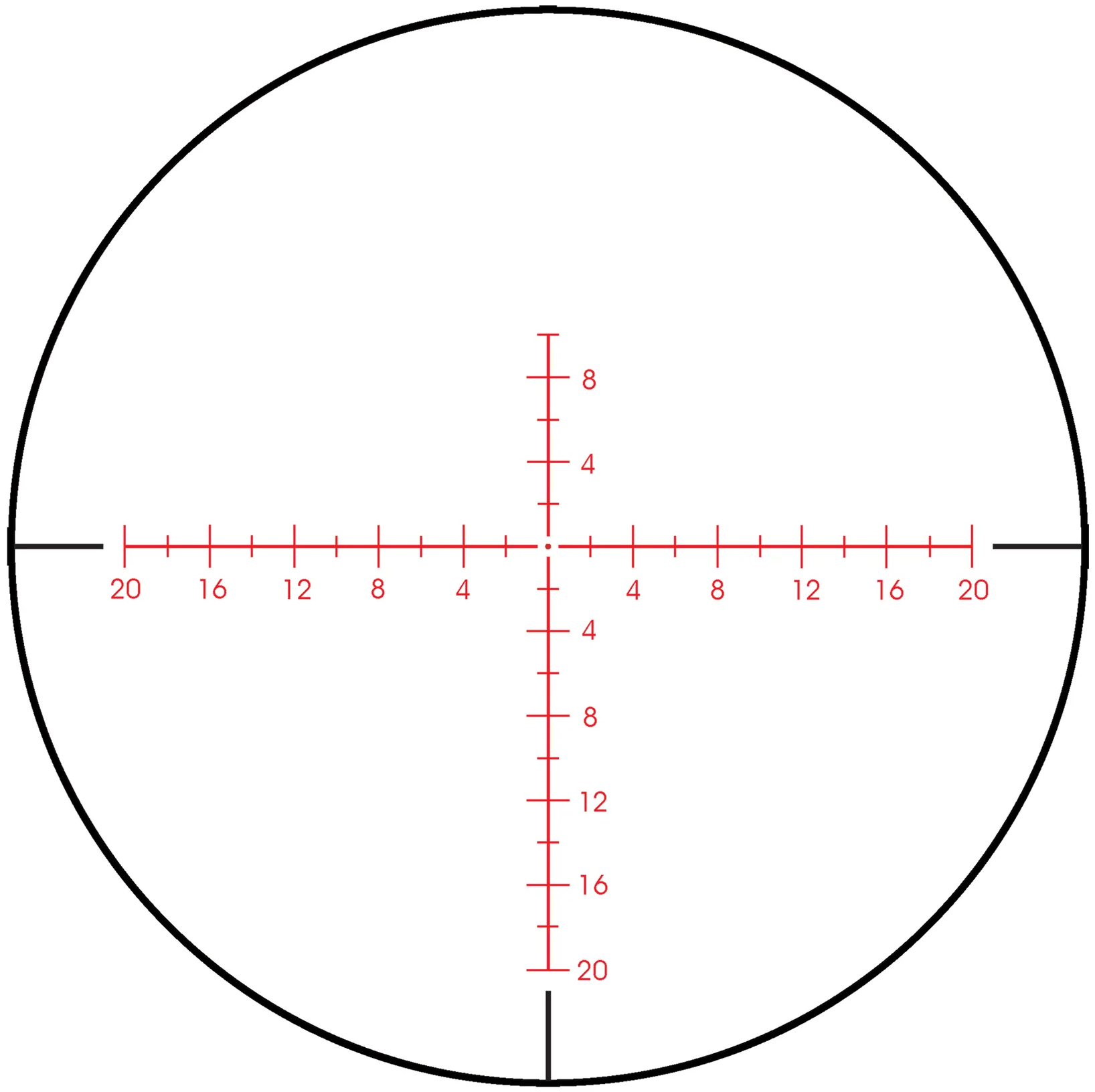 Sightron MOA-2FT reticle