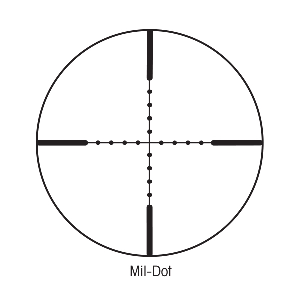 Sightron non-illuminated Mil-Dot reticle