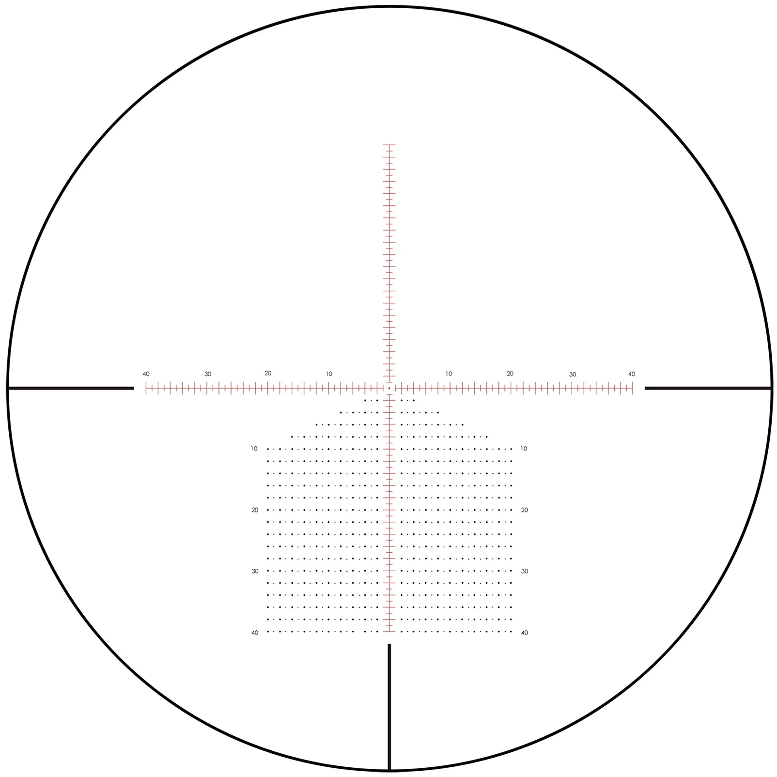 Sightron MOA-8 reticle