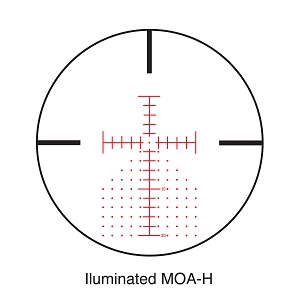 Sightron illuminated MOA-H – 25015 reticle