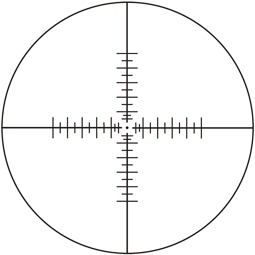 Sightron Mil Hash reticle