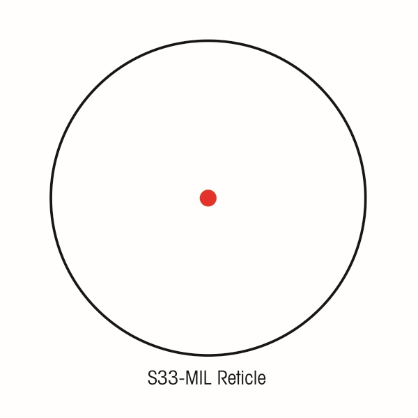 Sightron Sightron S33-MIL 5-MOA Dot reticle