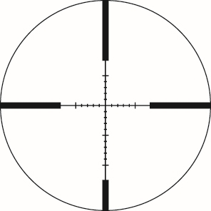 Sightron non-illuminated MOA-20 reticle