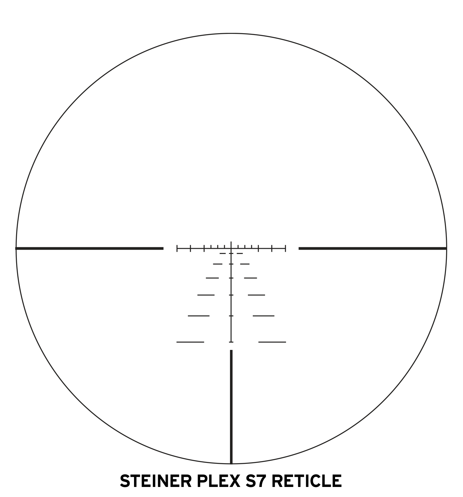 Steiner Steiner SFP non-illuminated Plex S7 reticle reticle