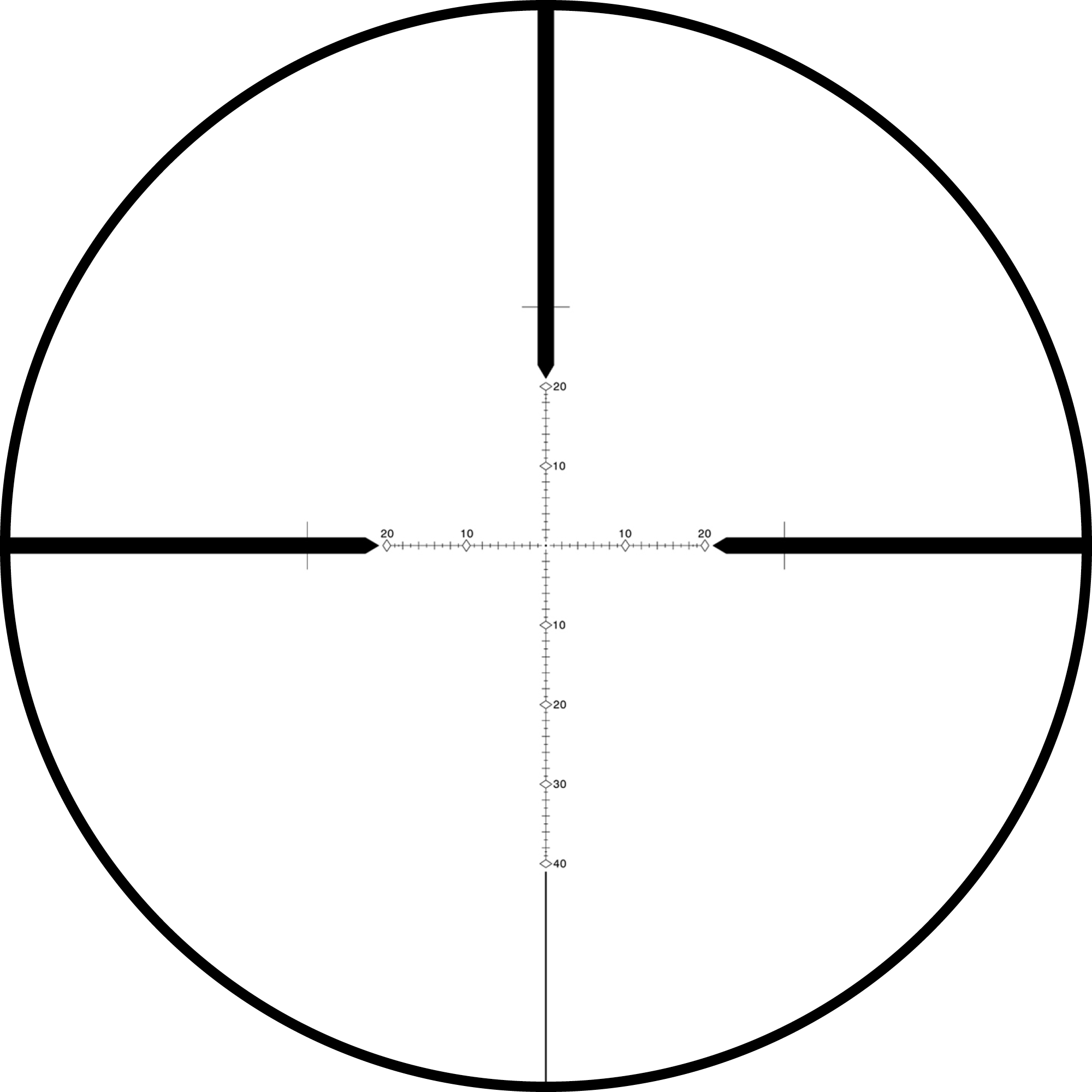 SWFA Gen 2 MOA reticle