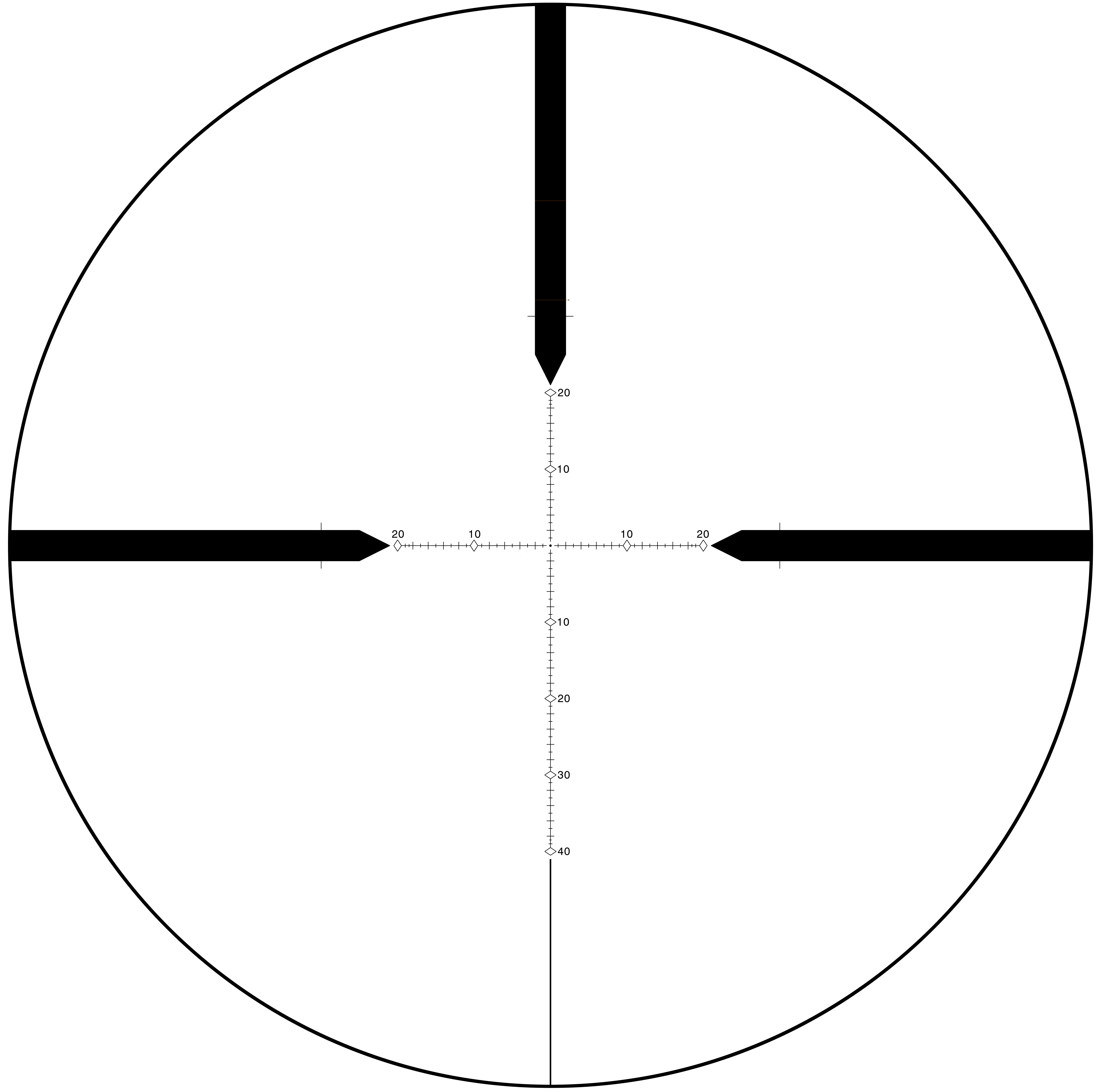 SWFA SWFA MOA-Quad reticle