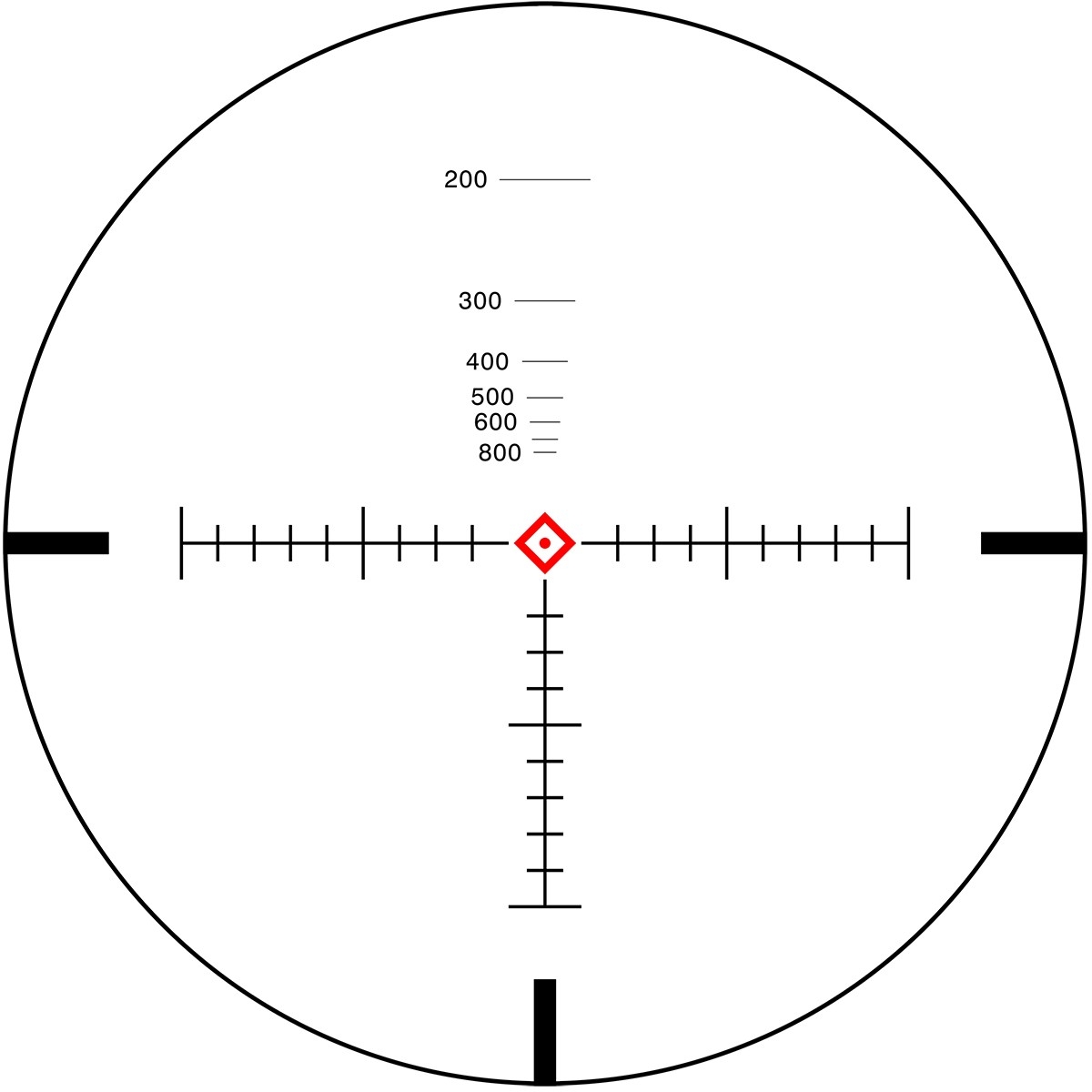 SWFA SWFA SS 1-4×24 Mil-Quad DM reticle