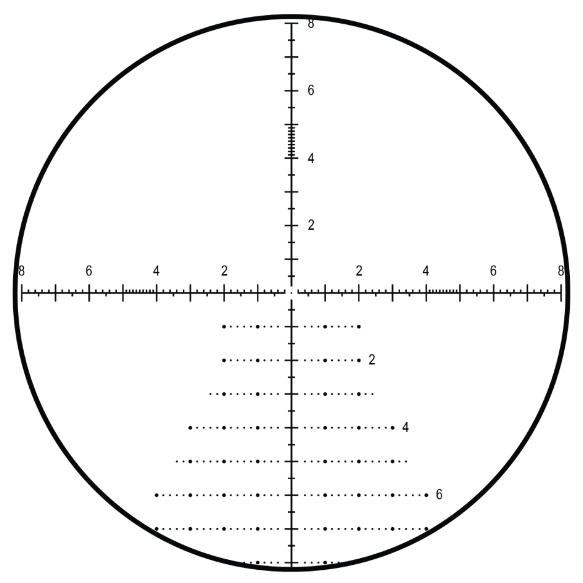 Tract MRAD PRS reticle