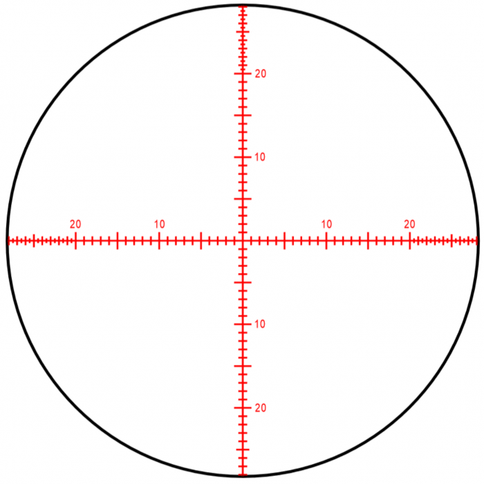 Tract TRACT TORIC 4-20×50 MOA Reticle reticle