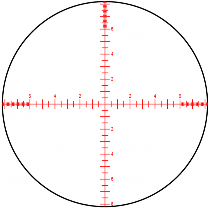 Tract TRACT TORIC 4-20×50 FFP MRAD reticle reticle