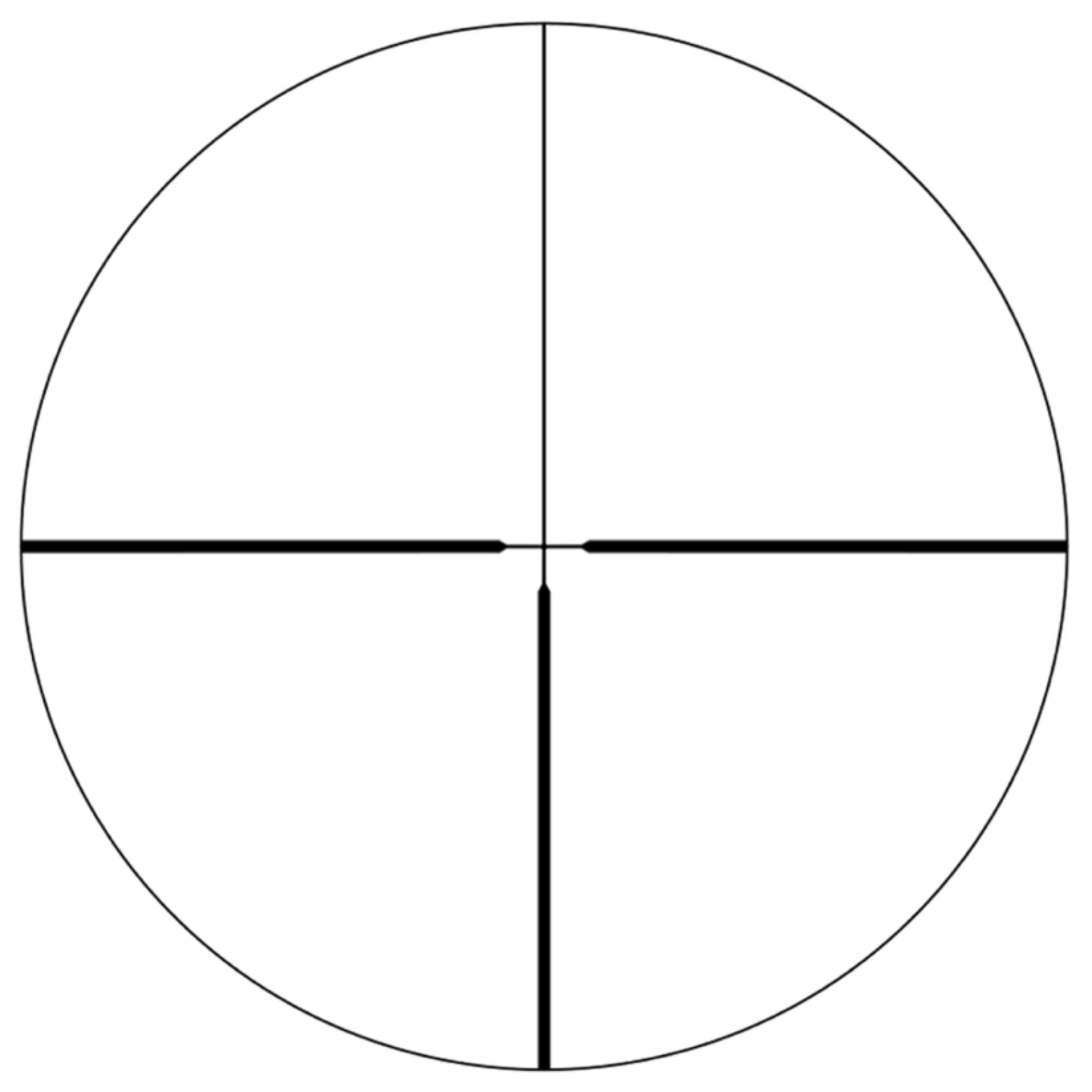 Tract T-Plex reticle