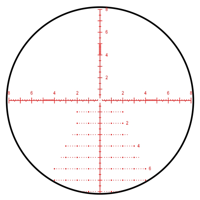 Tract TRACT TORIC 4-20×50 MRAD PRS Reticle reticle