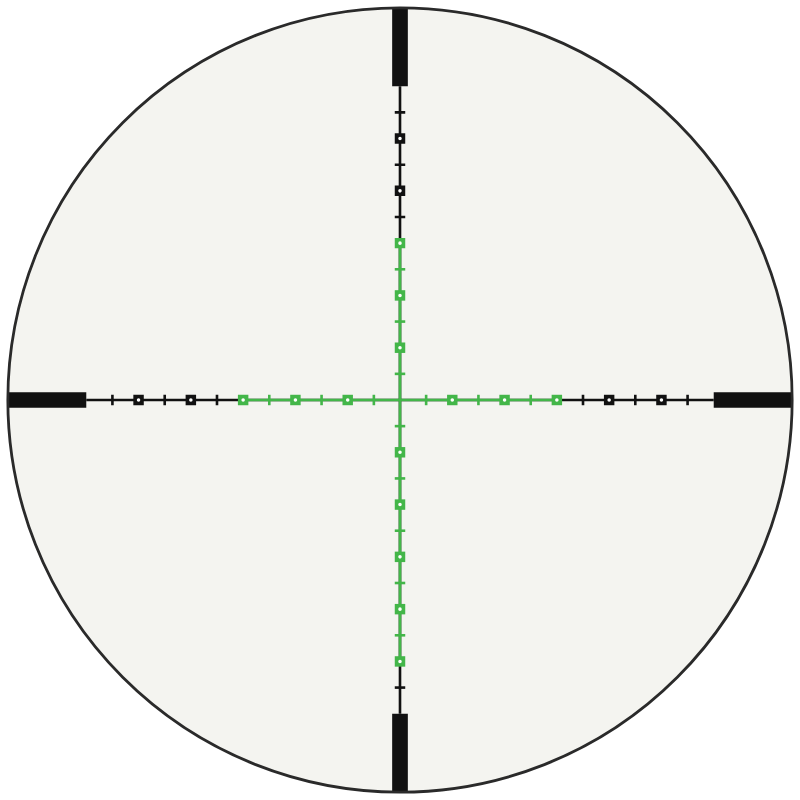 Trijicon MIL-Square Crosshair - Credo reticle