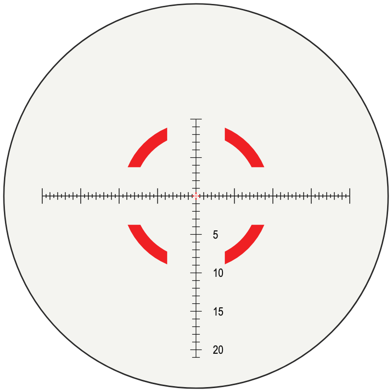 Trijicon MRAD Segmented Circle - Credo reticle