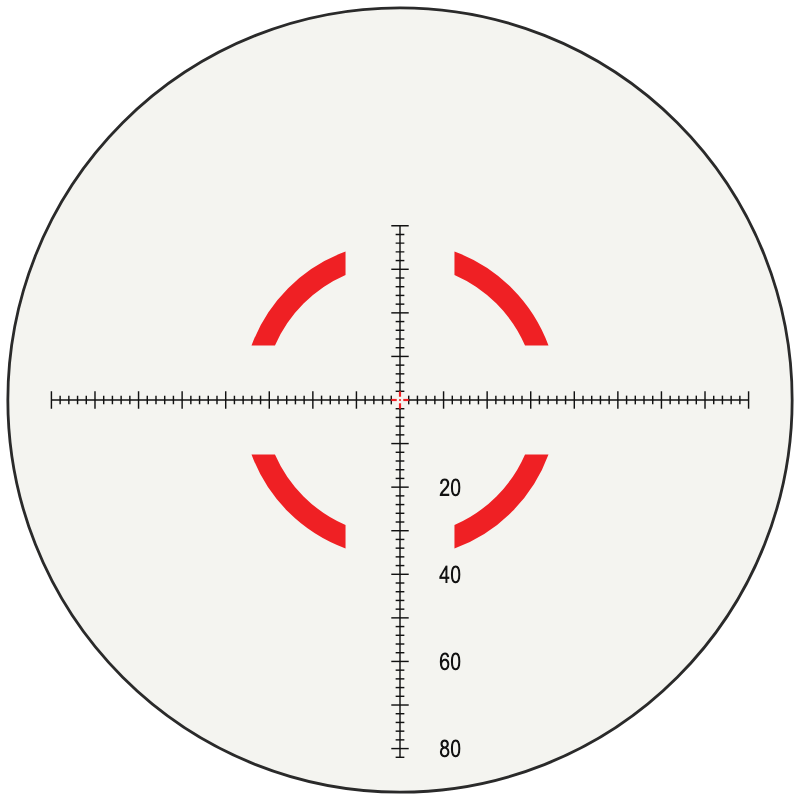 Trijicon MOA Segmented Circle - Credo HX reticle