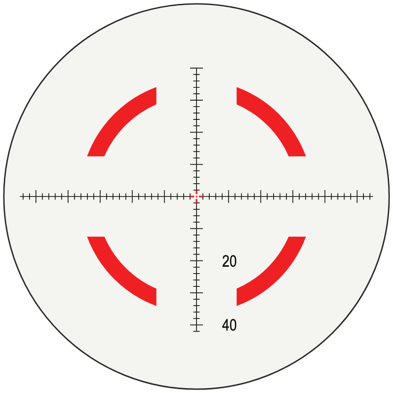 Trijicon MOA Segmented Circle - Credo reticle