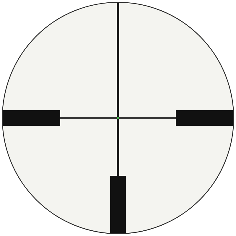 Trijicon German #4 Crosshair - AccuPoint reticle