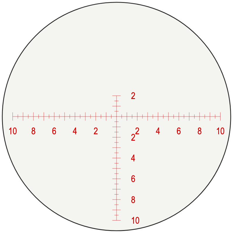 Trijicon MRAD Center Dot - Tenmile reticle