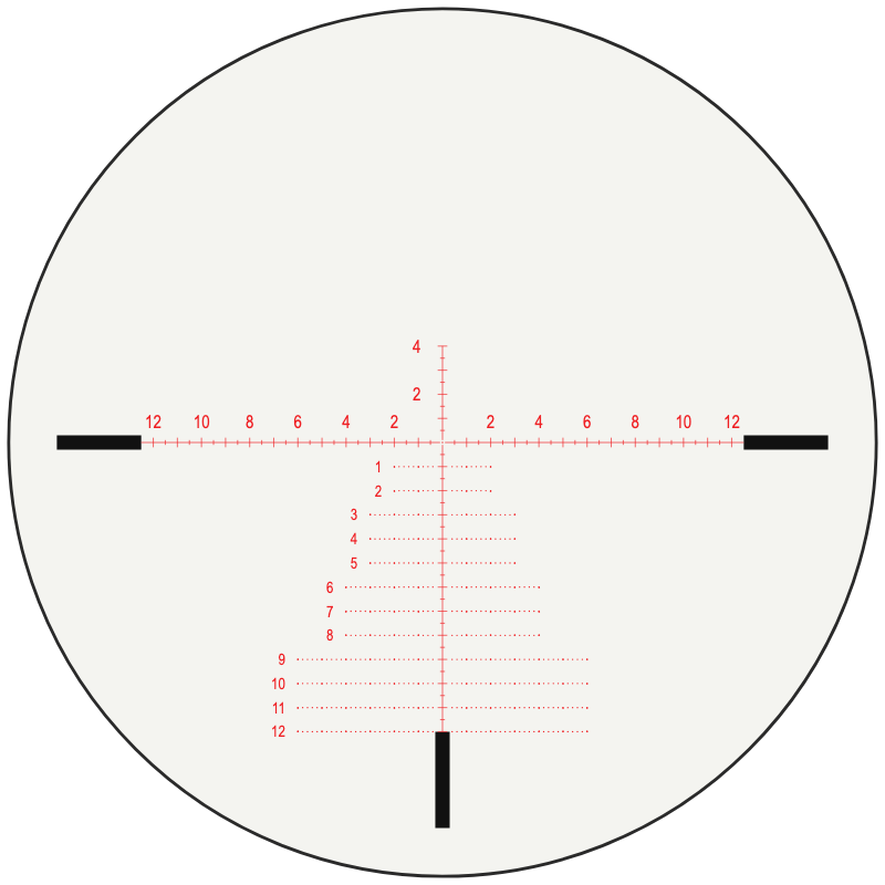 Trijicon MRAD Precision Tree - Tenmile reticle