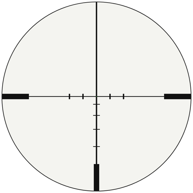 Trijicon Dangerous Game BDC Hunter Holds W/ Green Dot - AccuPoint reticle