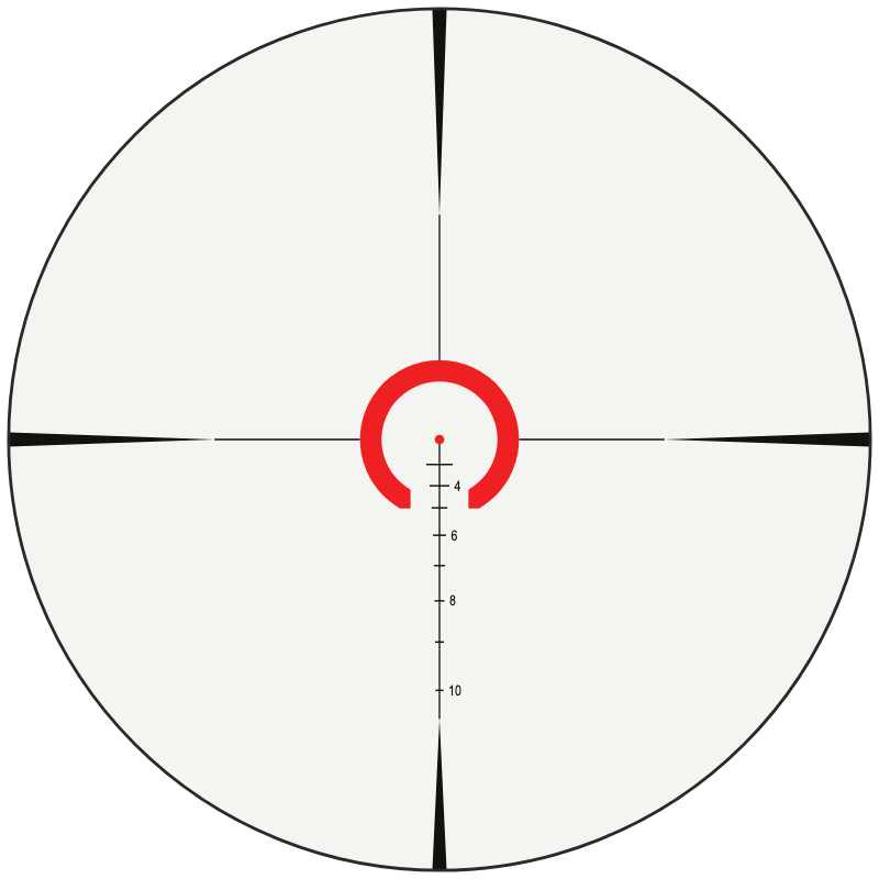 Trijicon Horseshoe Dot - Horseshoe Dot Crosshair .308 / 175gr reticle
