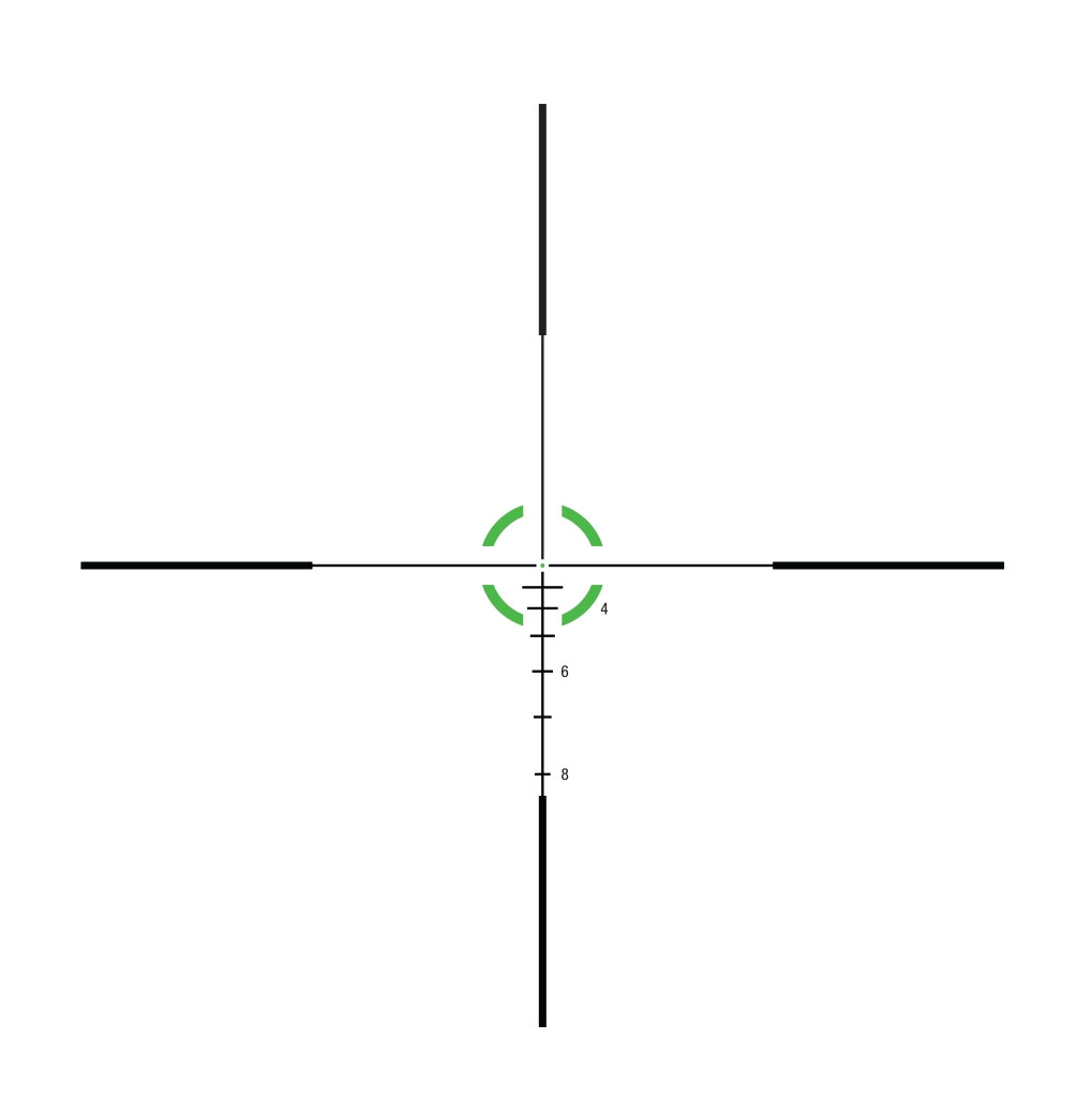 Trijicon Trijicon Credo 1-6×24 SFP BDC 223 Segmented Circle green reticle reticle