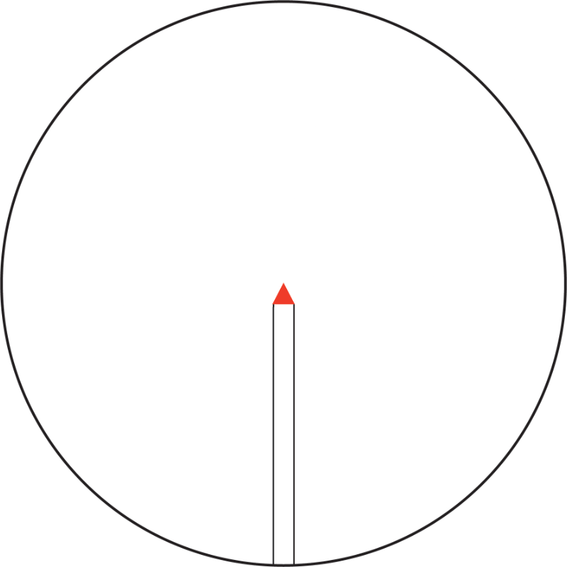 Trijicon Red Triangle Post reticle