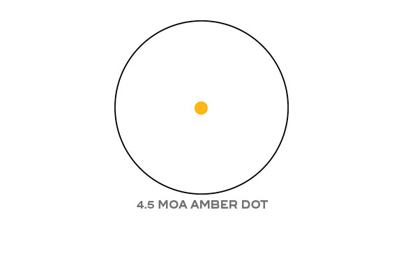Trijicon Trijicon Reflex 4.5 MOA Amber Dot reticle