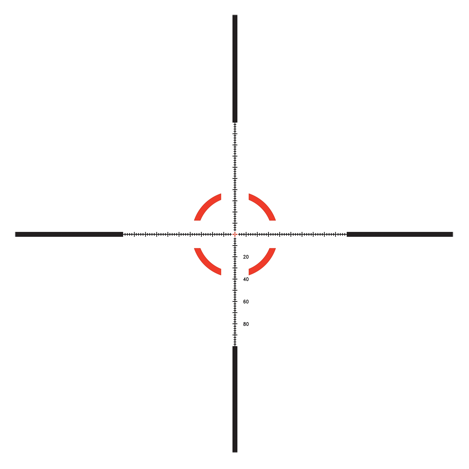 Trijicon Trijicon Credo HX 1-6×24 SFP MOA Segmented Circle red reticle reticle