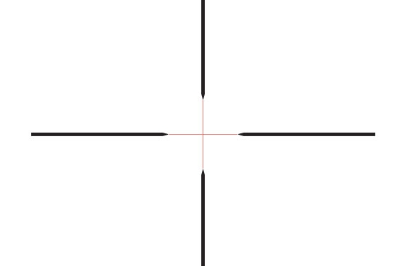 Trijicon Trijicon AccuPower 1-4×24 SFP Duplex detail reticle