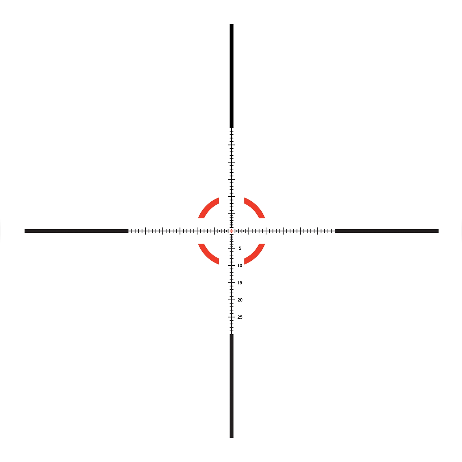 Trijicon Trijicon Credo 1-8×28 SFP MRAD Segmented Circle reticle reticle