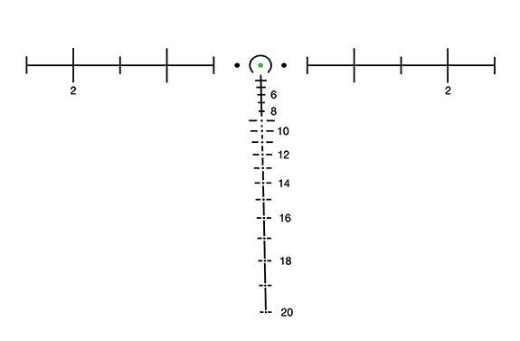Trijicon Trijicon ACOG 6×48 TA648 .50BMG Horseshoe Dot reticle reticle