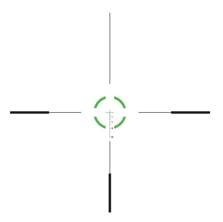 Trijicon Trijicon VCOG 1-6×24 FFP Green .308 175 Grain Segmented Circle Crosshair reticle reticle