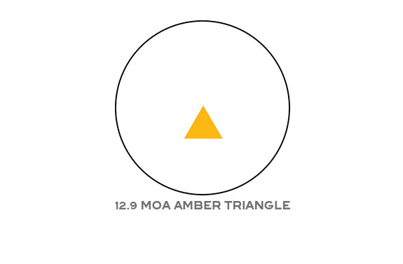Trijicon Trijicon Reflex 12.9 MOA Amber Triangle reticle