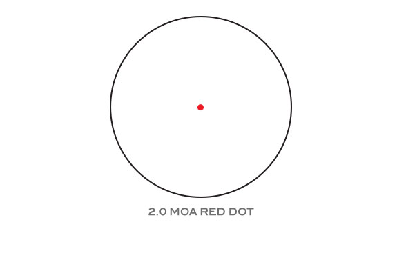 Trijicon Trijicon MRO 2 MOA Red Dot reticle