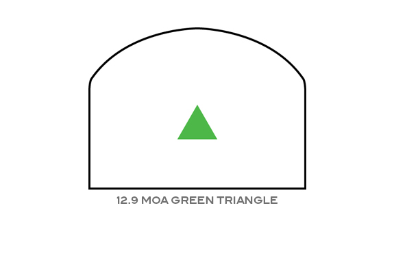 Trijicon Trijicon RMR Type 2 Dual-Illuminated 12.9 MOA Green Triangle reticle