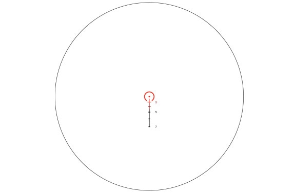 Trijicon Trijicon ACOG 3×24 TA50 7.62×39 Horseshoe Dot reticle reticle