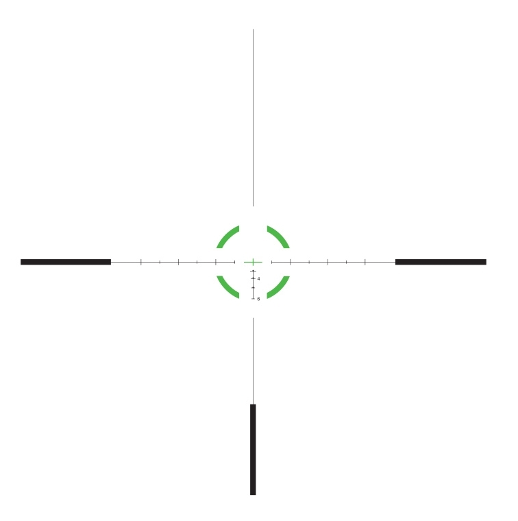 Trijicon Trijicon VCOG 1-6×24 FFP Green .300 BLK Segmented Circle Crosshair reticle reticle