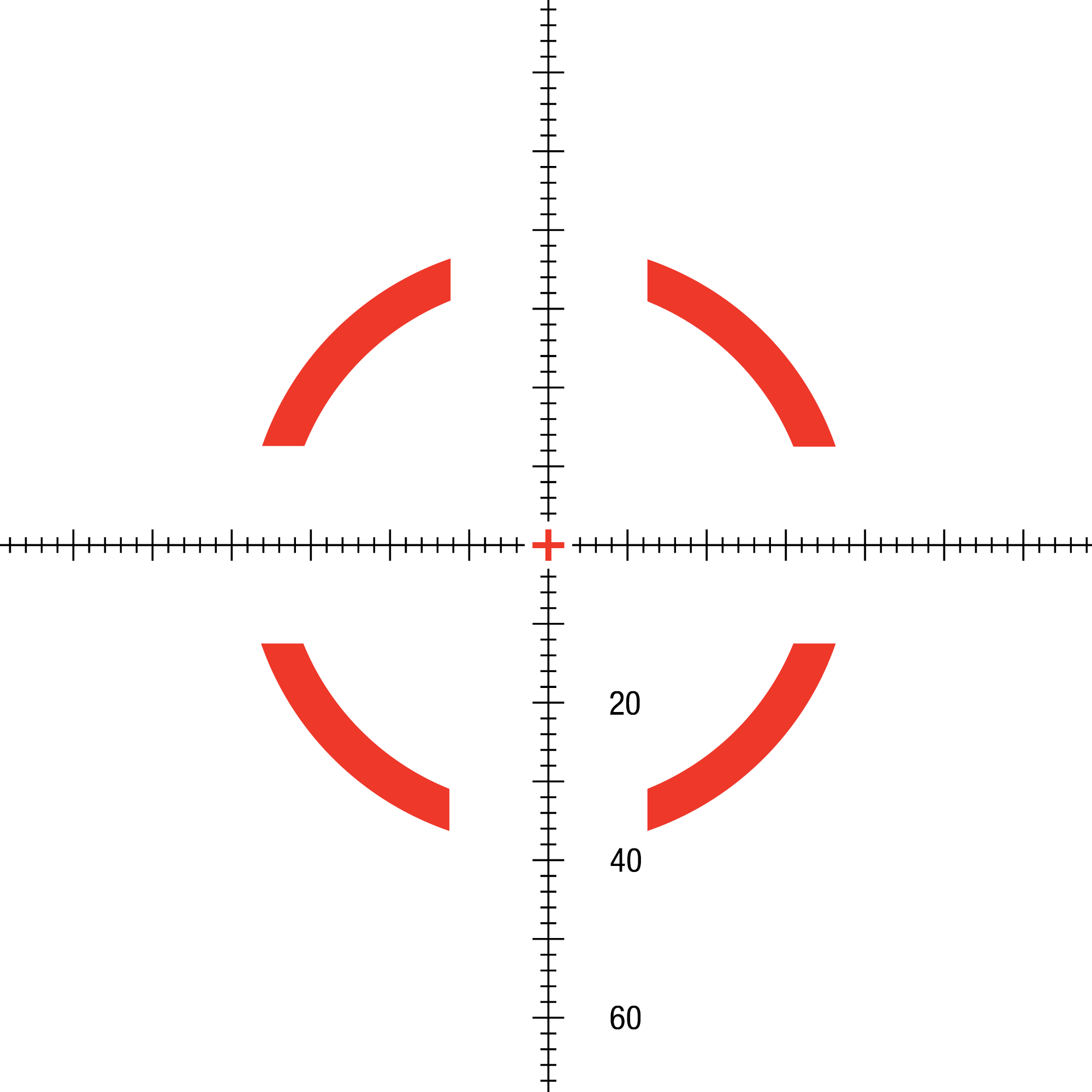 Trijicon Red MOA Segmented Circle reticle