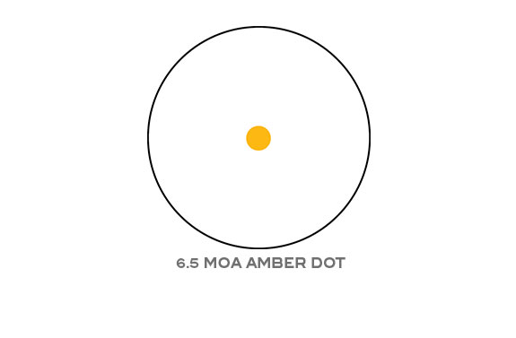 Trijicon Trijicon Reflex 6.5 MOA Amber Dot reticle
