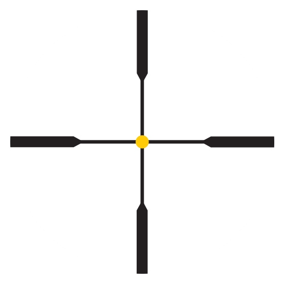 Trijicon Trijicon AccuPoint 5-20×50 SFP Amber-Dot Duplex reticle SKU TR23-1 reticle