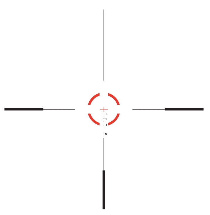 Trijicon Trijicon VCOG 1-6×24 FFP Red .308 175 Grain Segmented Circle Crosshair reticle reticle