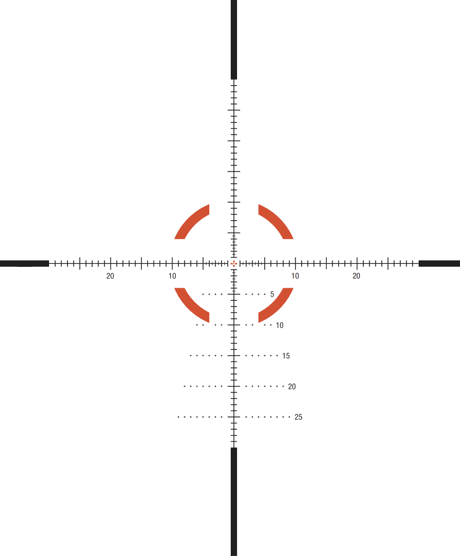 Trijicon Segmented Circle Enhanced reticle