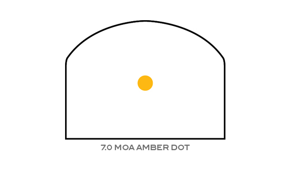 Trijicon Trijicon RMR Type 2 Dual-Illuminated 7 MOA Amber Dot reticle