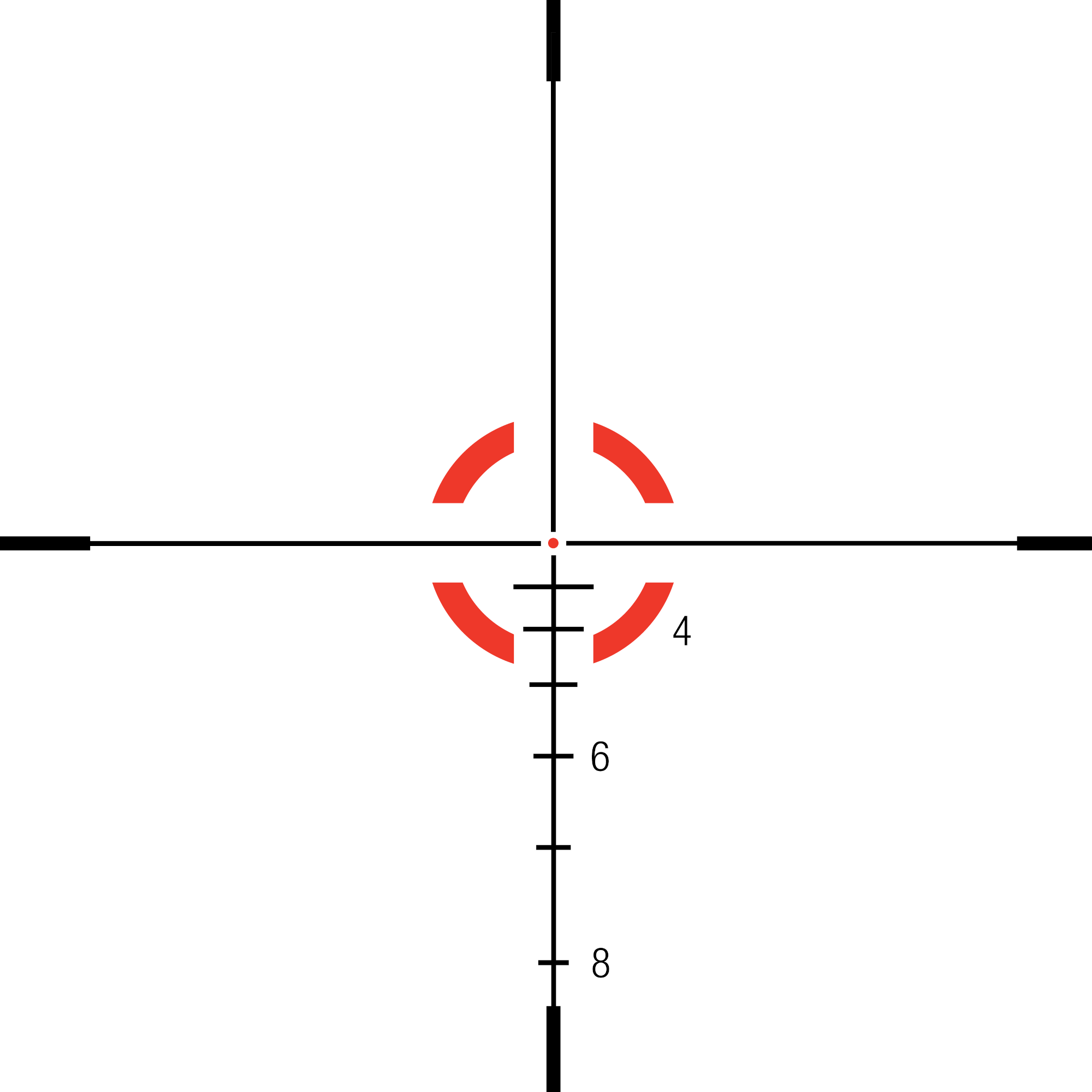 Trijicon .223/55gr BDC Segmented Circle Dot reticle