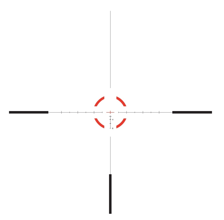 Trijicon Trijicon VCOG 1-6×24 FFP Red .300 BLK Segmented Circle Crosshair reticle reticle