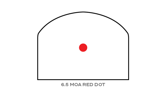 Trijicon Trijicon RMR Type 2 6.5 MOA Red Dot reticle